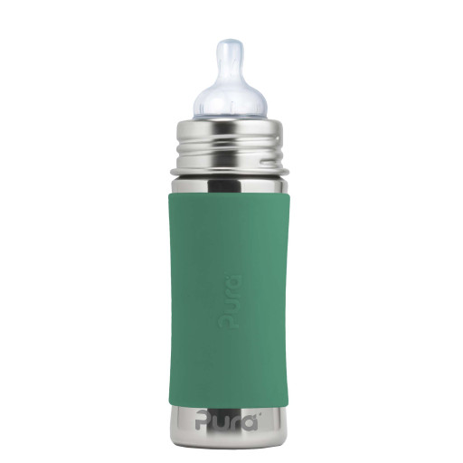Pura Kiki Flasche-300ml-Sauger-mint Sleeve - ohne Umverpackung