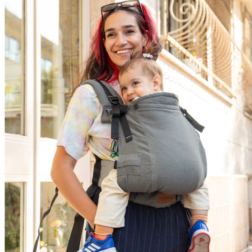 Huggyberry Komforttrage Huggy Plus Full Buckle Antracite Toddler Kleinkindtrage