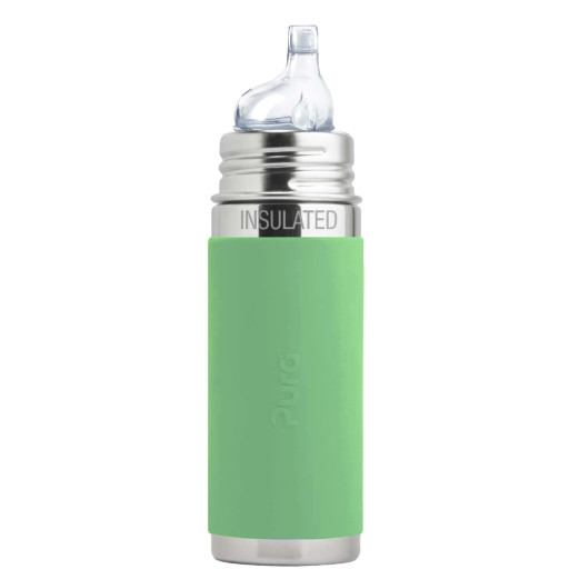 Pura Kiki Isolierflasche Trinklernaufsatz 250 ml-Moss-Trink-Lern-Aufsatz