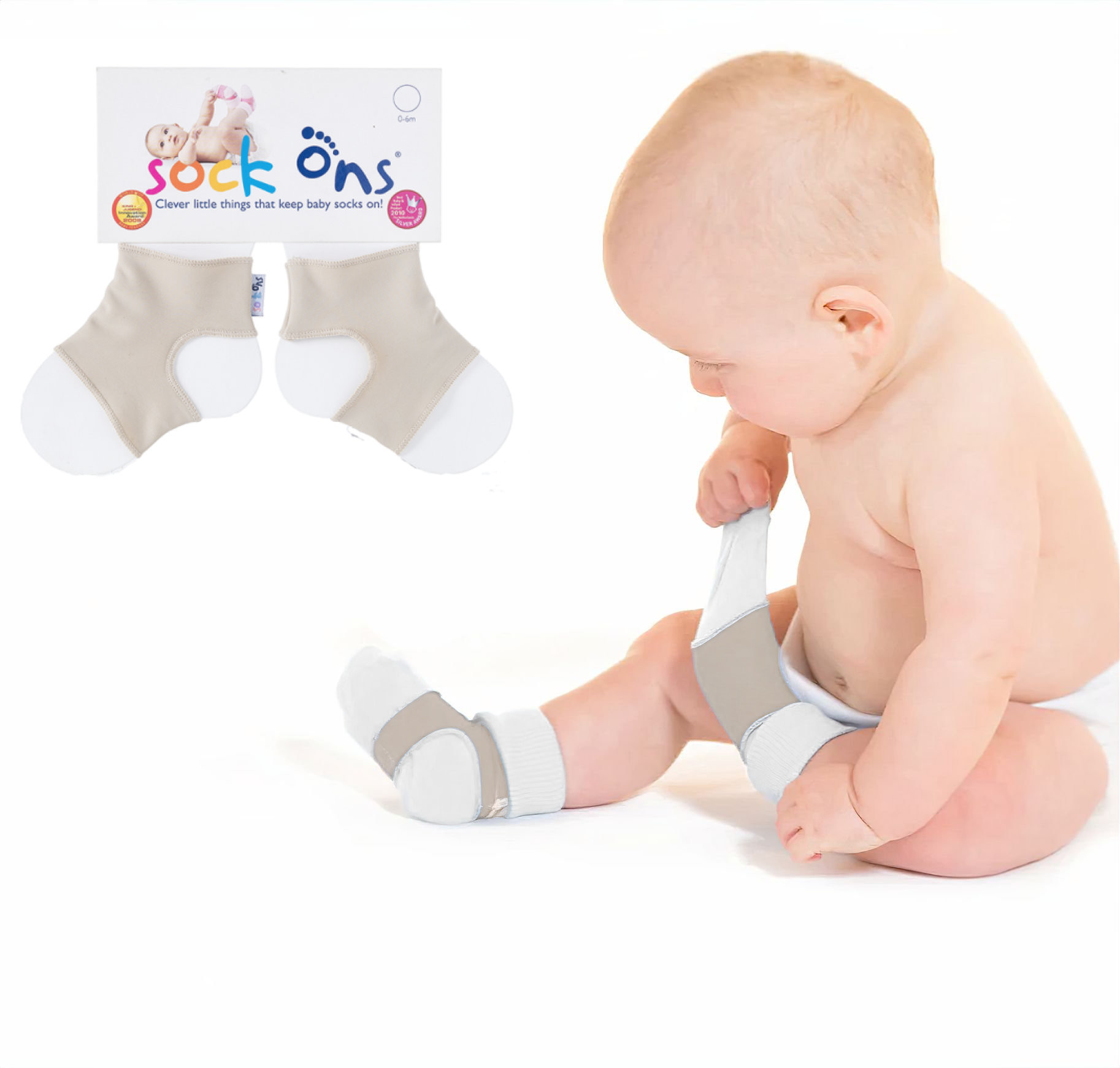 Sock Ons Babysockchenhalter