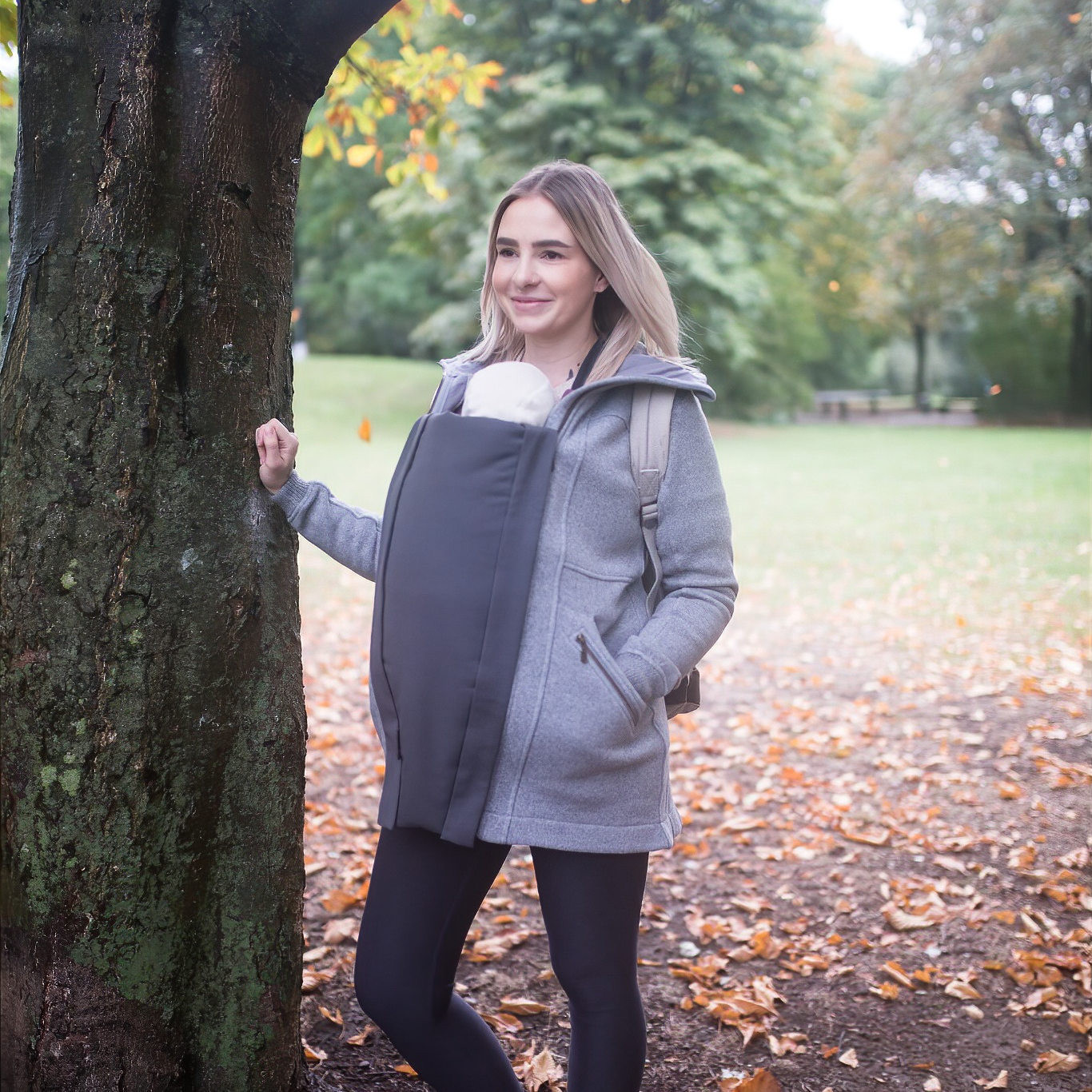 Winterkumja Anthrazit Kumja Jackenerweiterung MamaMotion