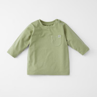 Cloby UV-Shirt Longsleeve mit UPF50+ aus Bambusjersey Olive Green 18-24 Monate