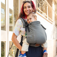 Huggyberry Komforttrage Huggy Plus Full Buckle Antracite Toddler Kleinkindtrage