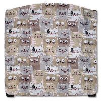 MaMo Kopfstütze Webstoff Cat Lovers