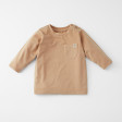 Cloby UV-Shirt Longsleeve mit UPF50+ aus Bambusjersey Peanut Brown 12-18 Monate