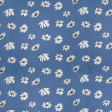 MaMo Gurtschoner Musselin Margeriten Blau