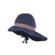 Pickapooh Sonnenhut Feuerwehr Strick UV 80 Marine Bunter Strickbund-46