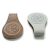 Cloby Magnet Clips 2er Set Leder Braun
