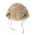 Cloby Sonnenhut wendbar UPF50+ Leopard Brown / Sandy Beach 0-6 Monate
