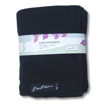 Kuschelige Familiendecke L 160 x 200 cm Baumwolle Fleece