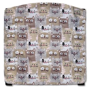 MaMo Kopfstütze Webstoff Cat Lovers