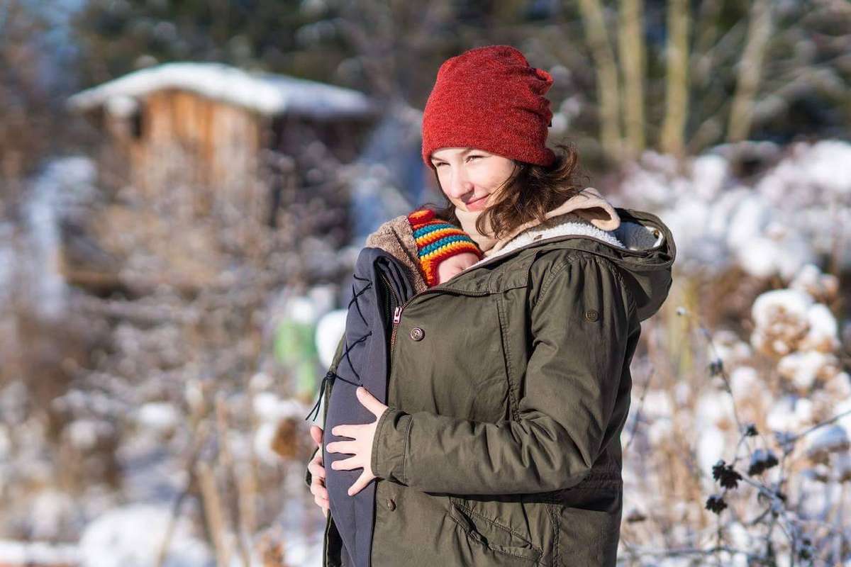 Babytragen im Winter